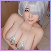 シンデレラ・ハネムーン 超敏感×Mカップ×ど痴女 バスト110cmマイクロビキニローション浴場動画＋画像集 篇 ＠秋月まりな