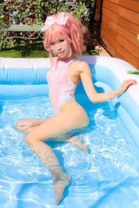 デレ〇テ城ケ崎美嘉競泳水着